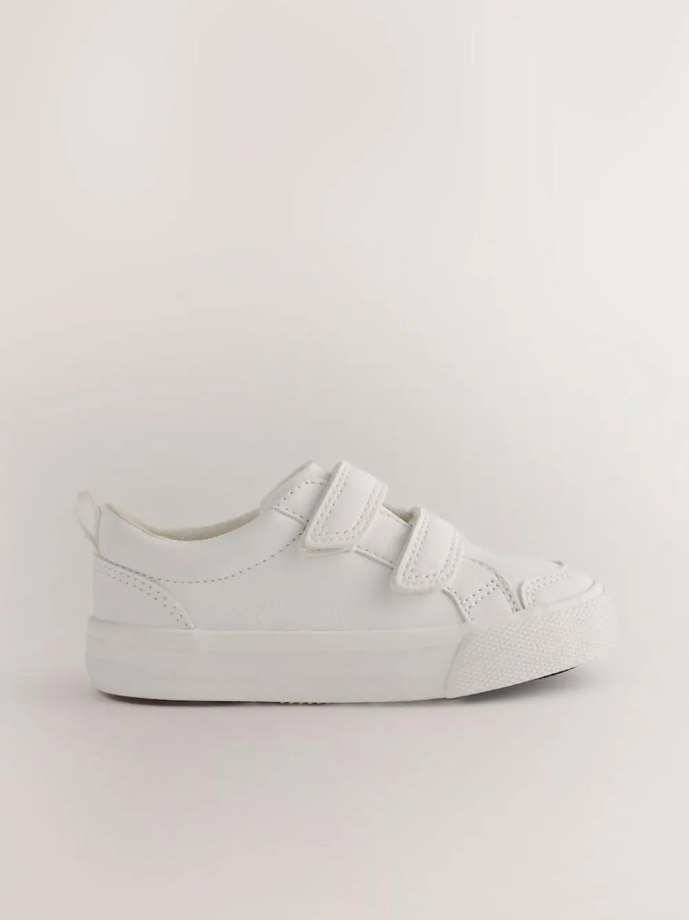 Sale Next Wide Fit (G) Two Strap Touch Fastening Trainers White