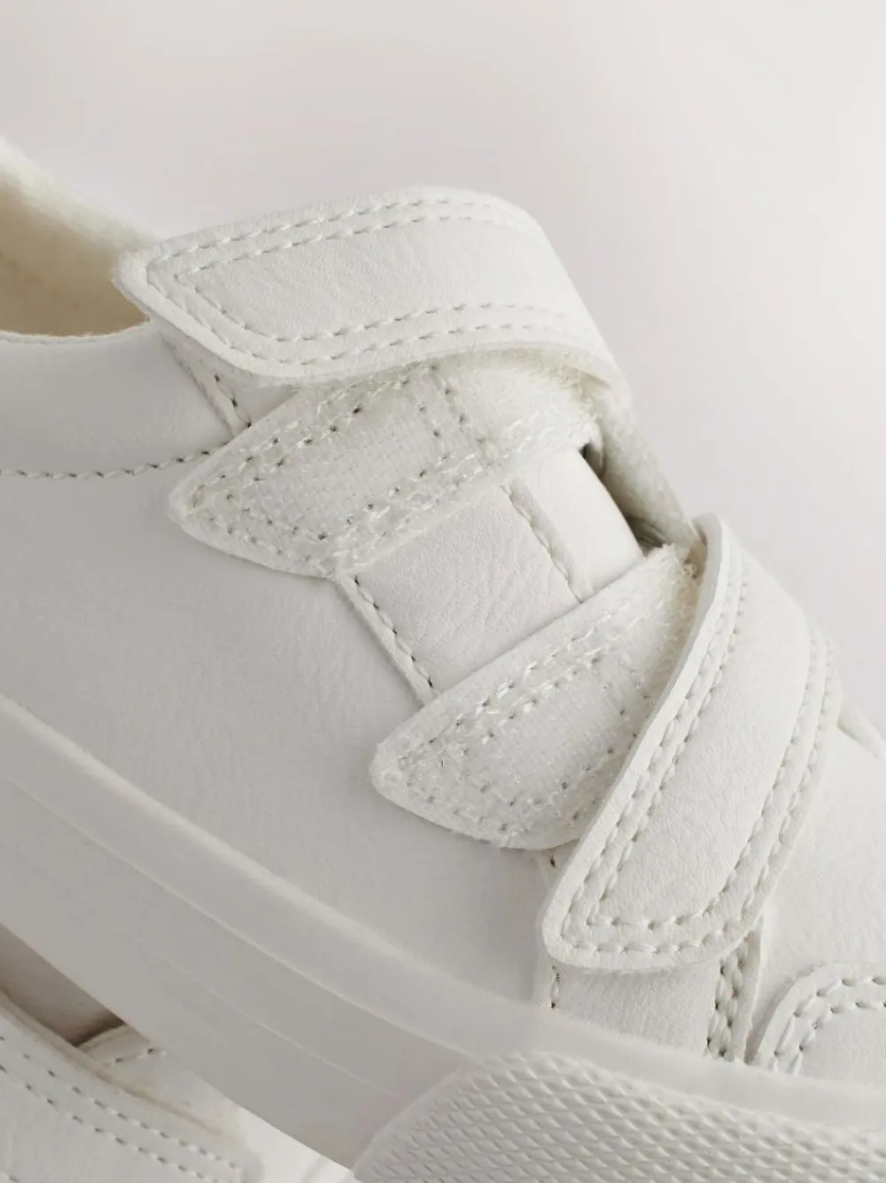 Sale Next Wide Fit (G) Two Strap Touch Fastening Trainers White
