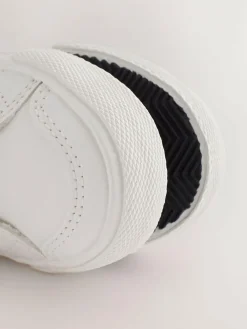 Sale Next Wide Fit (G) Two Strap Touch Fastening Trainers White