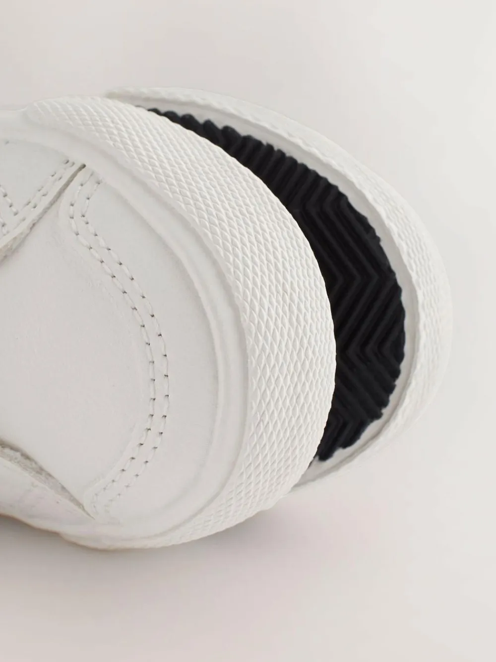 Sale Next Wide Fit (G) Two Strap Touch Fastening Trainers White