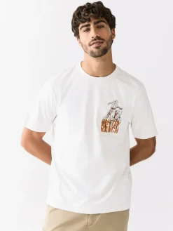 Best Next White Yellowstone Graphic Print T-Shirt