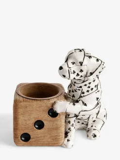 Next White/Black Ace the Dalmatian Bronx Tea Light Holder^ Candle Holders & Lanterns