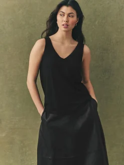 Hot Next Modal Slouch Vests 3 Pack White/Black/Grey Marl