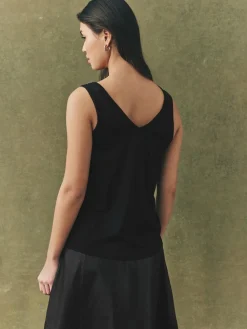 Hot Next Modal Slouch Vests 3 Pack White/Black/Grey Marl