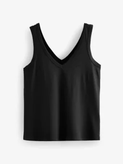 Hot Next Modal Slouch Vests 3 Pack White/Black/Grey Marl