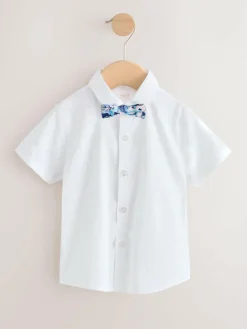 Next Shirt Shorts Braces & Bow Tie Set (3mths-9yrs)^BOY Occasionwear