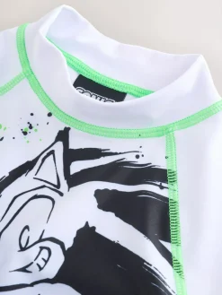 Discount Next White/Blue Sonic Rash Vest (3-16yrs)