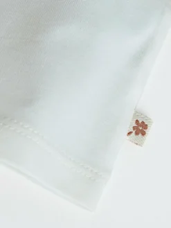 Next White/Brown Baby Long Sleeve Top and Trousers Set 2 Piece (0mths-2yrs)^ Tops|Cosy Club