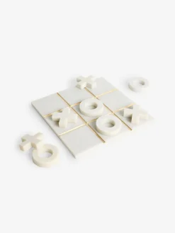 Clearance Next White/Gold Noughts And Crosses Game