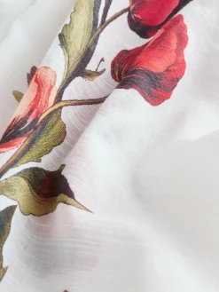 Next White/Green Beach Cover-Up Shirt