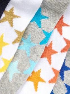 Sale Next White/Grey Cotton Rich Trainer Socks 7 Pack