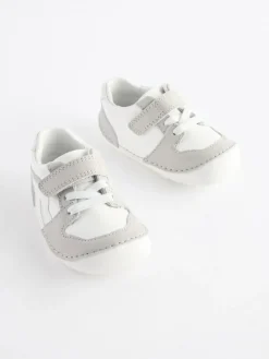 Clearance Next White/Neutral Standard Fit (F) Crawler Shoes