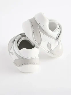 Clearance Next White/Neutral Standard Fit (F) Crawler Shoes