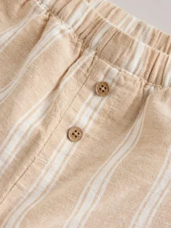 Online Next Shirt and Trousers Baby Set (0mths-3yrs) White/Orange Stripe