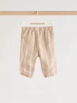 Online Next Shirt and Trousers Baby Set (0mths-3yrs) White/Orange Stripe