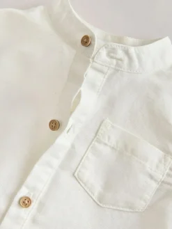 Online Next Shirt and Trousers Baby Set (0mths-3yrs) White/Orange Stripe