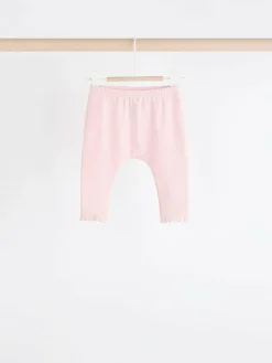 Next White/Pink Baby Leggings 4 Pack (0mths-2yrs)^ Pants & Leggings|Pants & Leggings