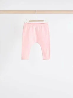 Next White/Pink Baby Leggings 4 Pack (0mths-2yrs)^ Pants & Leggings|Pants & Leggings