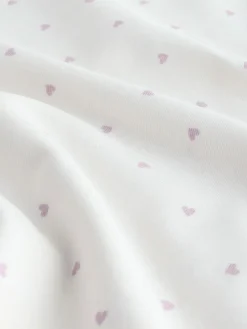 Clearance Next White/Pink Ditsy Printed Strappy Cami Vests 3 Pack (1.5-16yrs)