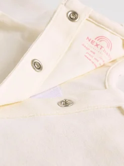 Next White/Pink/Bunny/Floral Baby Long Sleeve Top and Leggings Set (0mths-2yrs)