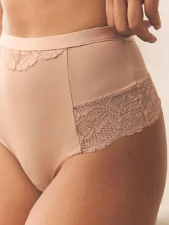 Next Tummy Control Light Shaping High Waist Thongs 2 Pack^Women Shapewear