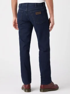 Wrangler Blue Black Straight Fit Texas Authentic Jeans^ Jeans|Jeans