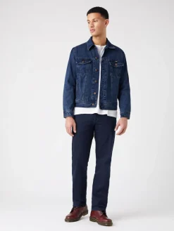 Wrangler Blue Black Straight Fit Texas Authentic Jeans^ Jeans|Jeans