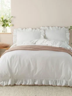 Wylder Blousey Cotton Ruffle Duvet Set^ Branded Bedlinen