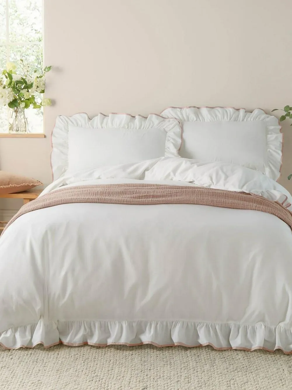 Wylder Blousey Cotton Ruffle Duvet Set^ Branded Bedlinen