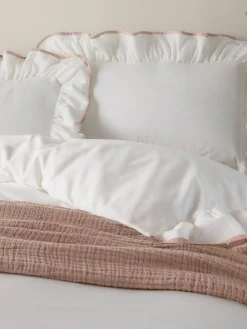 Wylder Blousey Cotton Ruffle Duvet Set^ Branded Bedlinen