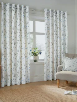 Clearance Wylder White Meadow Eyelet Eyelet Curtains