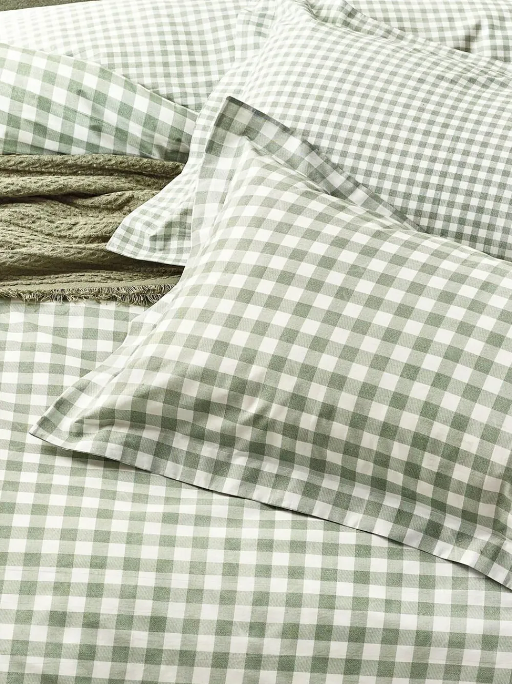 Yard Barton Check Cotton Duvet Cover and Pillowcase Set^ Branded Bedlinen