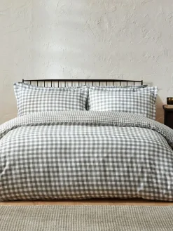 Yard Barton Check Cotton Duvet Cover and Pillowcase Set^ Branded Bedlinen