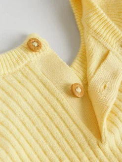 Online Next Yellow Baby Knitted Jumper and Leggings Set 2 Piece (0mths-3yrs)