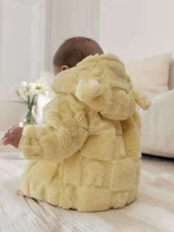 Sale Next Baby Fleece Hooded Zip Jacket (0mths-2yrs) Yellow Bunny