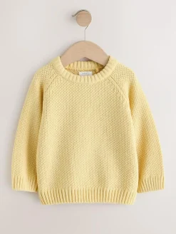 Next Chenille Knitted Crew Neck Jumper (3mths-7yrs)^BOY Knitwear|Knitwear