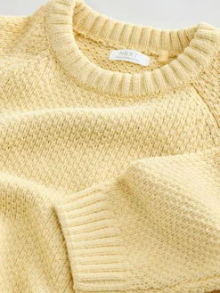 Next Chenille Knitted Crew Neck Jumper (3mths-7yrs)^BOY Knitwear|Knitwear