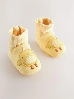 Best Next Yellow Chick Sock Top Baby Shoes (0-18mths)