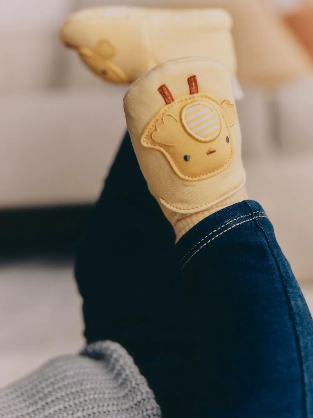 Best Next Yellow Chick Sock Top Baby Shoes (0-18mths)