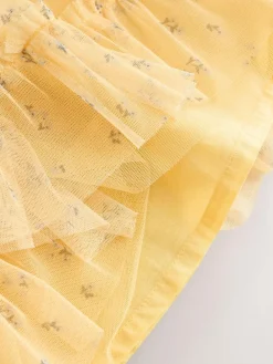 Online Next Baby Mesh Dress (0mths-2yrs) Yellow Ditsy