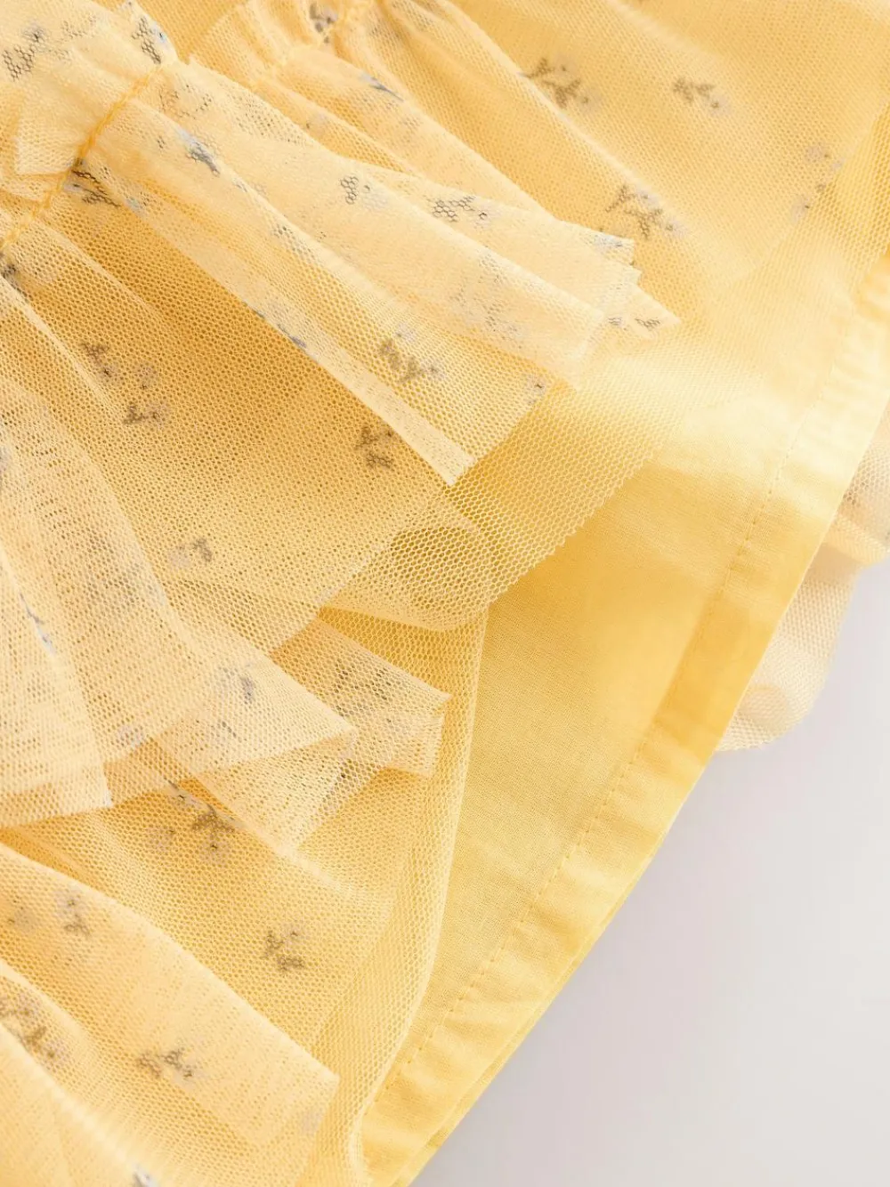 Online Next Baby Mesh Dress (0mths-2yrs) Yellow Ditsy