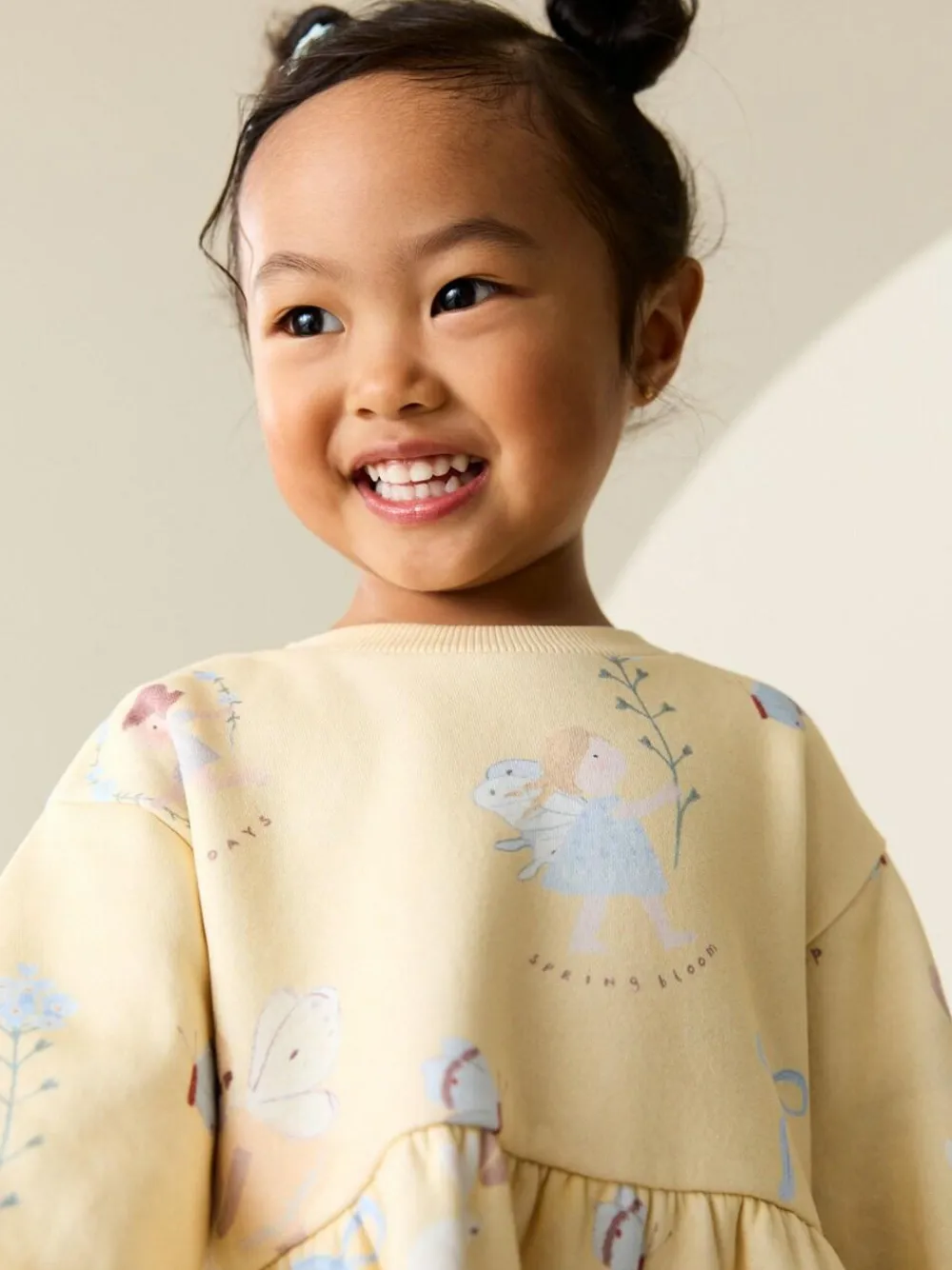 Hot Next Yellow Fairy Sweat Dress (3mths-7yrs)