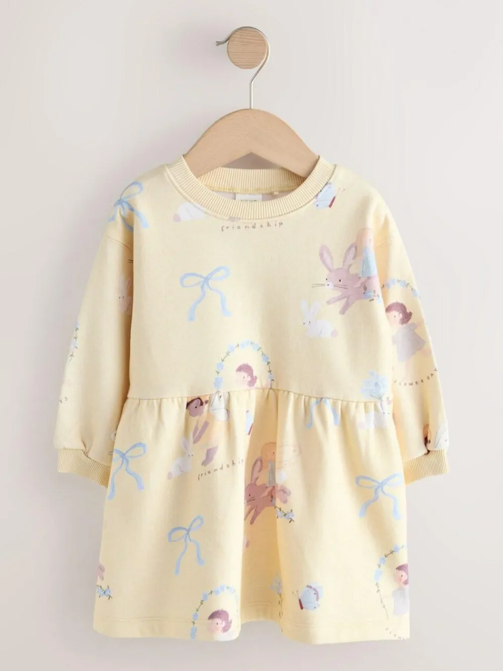 Hot Next Yellow Fairy Sweat Dress (3mths-7yrs)