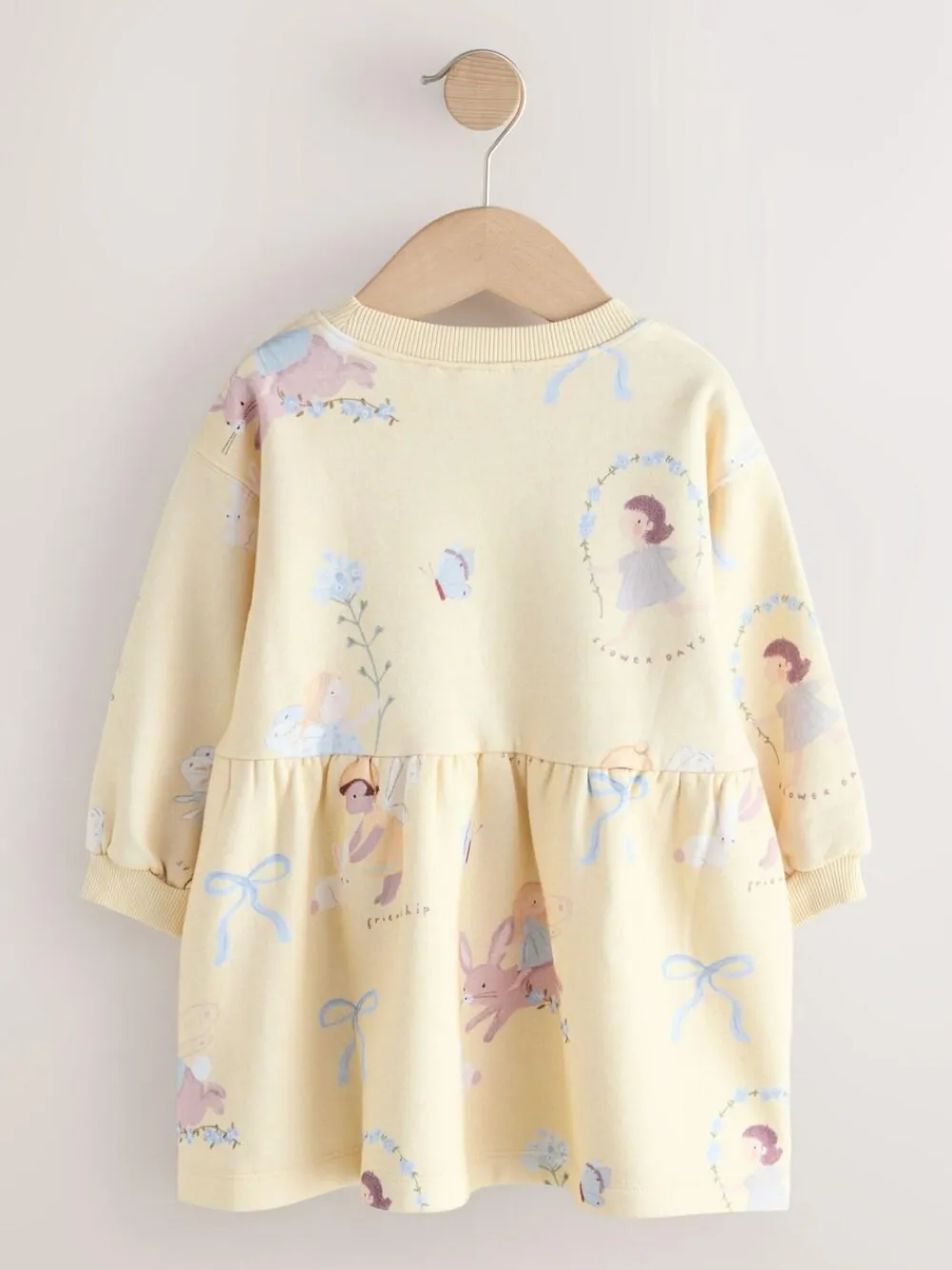 Hot Next Yellow Fairy Sweat Dress (3mths-7yrs)
