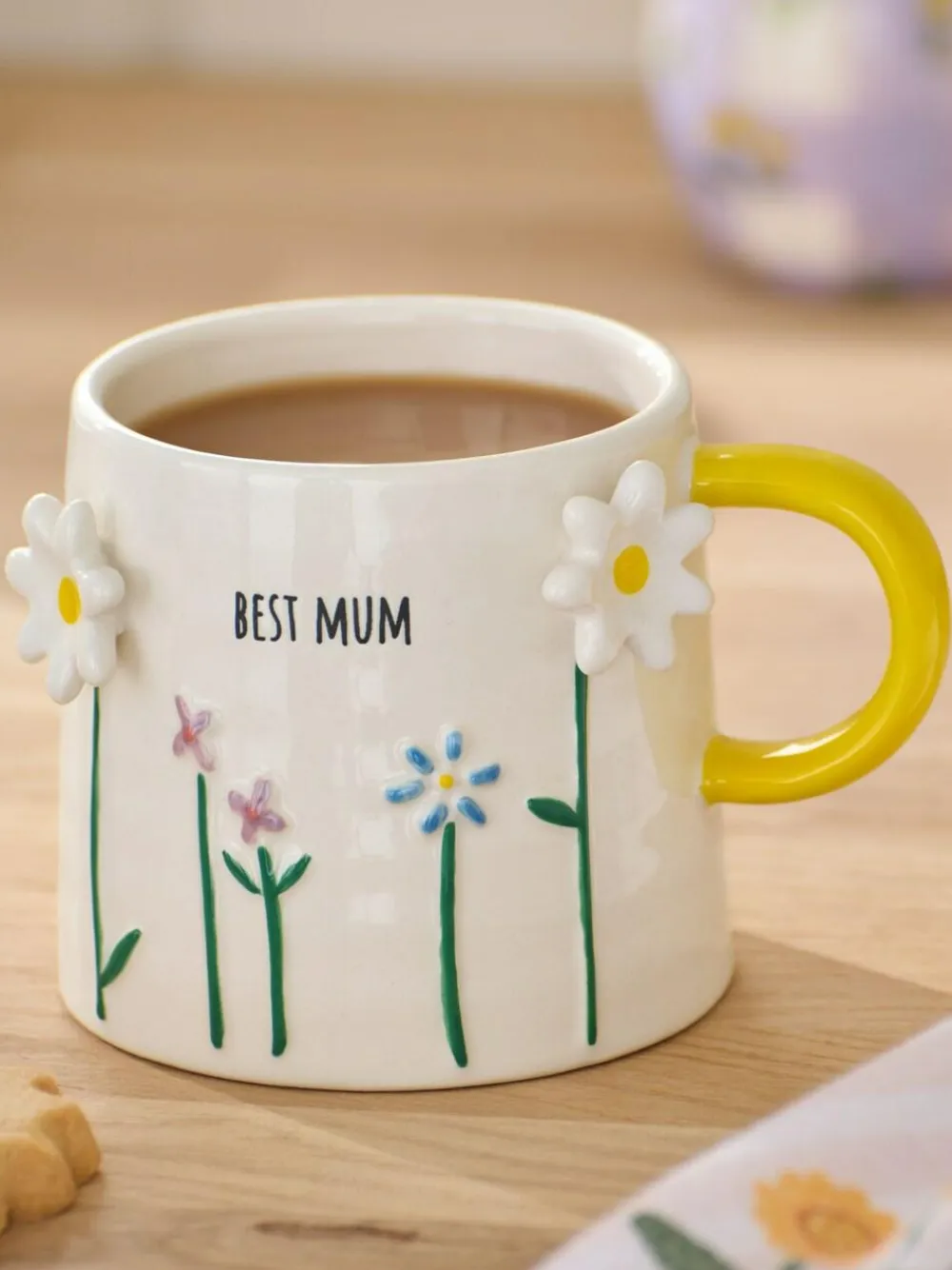 Next Yellow Floral Print Best Mum Mug^ Mugs & Cups
