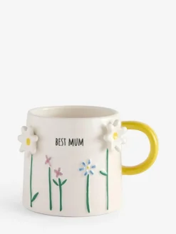 Next Yellow Floral Print Best Mum Mug^ Mugs & Cups