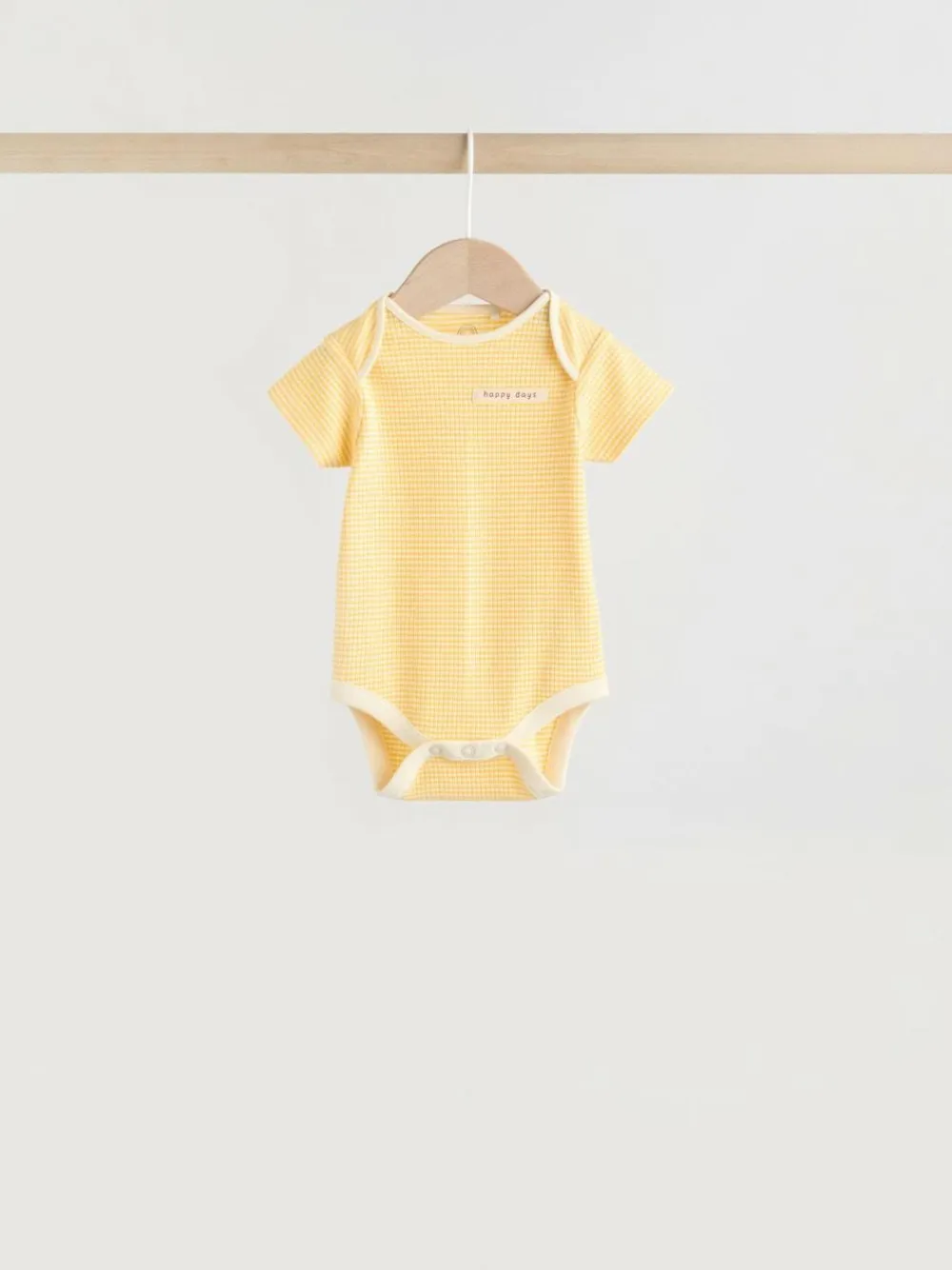 Next Yellow Lemons 5 Pack Short Sleeve Baby Bodysuits^ Baby Girls|Baby Girls
