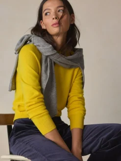 Next N.Premium 100% Cashmere Crew Neck Jumper^Women Knitwear|Knitwear