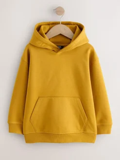 Online Next Yellow Plain Jersey Hoodie (3-16yrs)