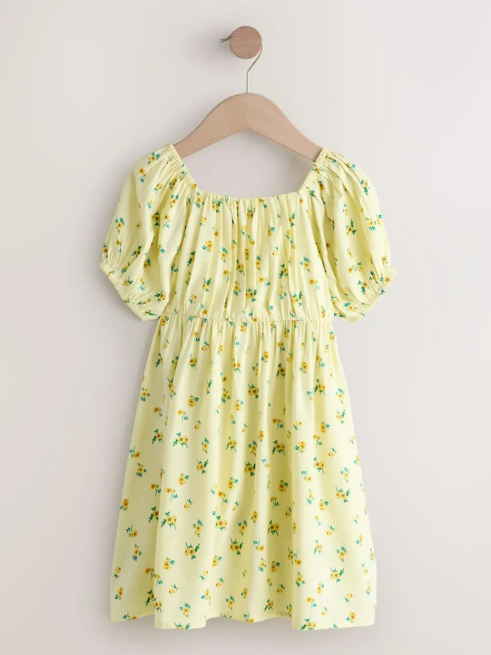 Clearance Next Short Sleeve Dress (3-16yrs) Yellow